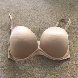 Victoria Secret tan shiny bra! 32DD